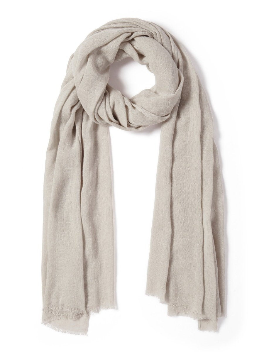 Mila Plain Linen Scarf