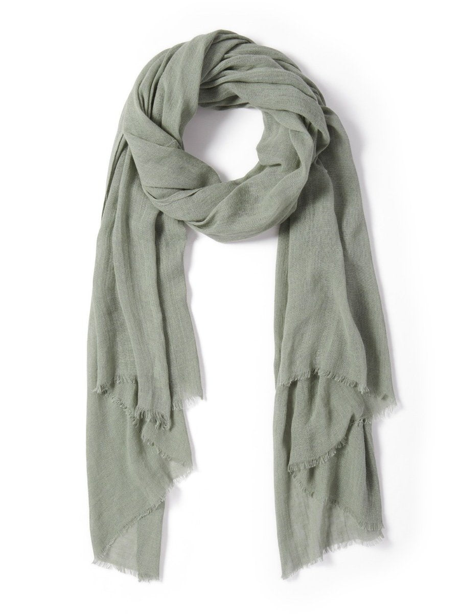 Mila Plain Linen Scarf
