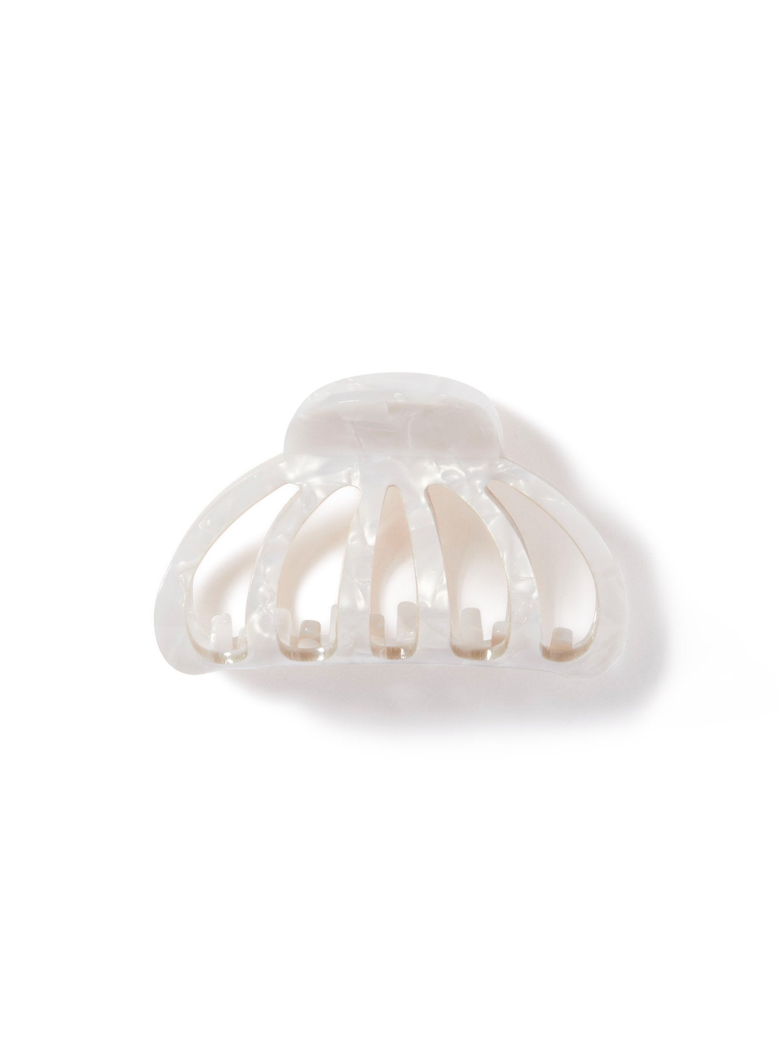 Evelyn Acrylic Croissant Claw Clip