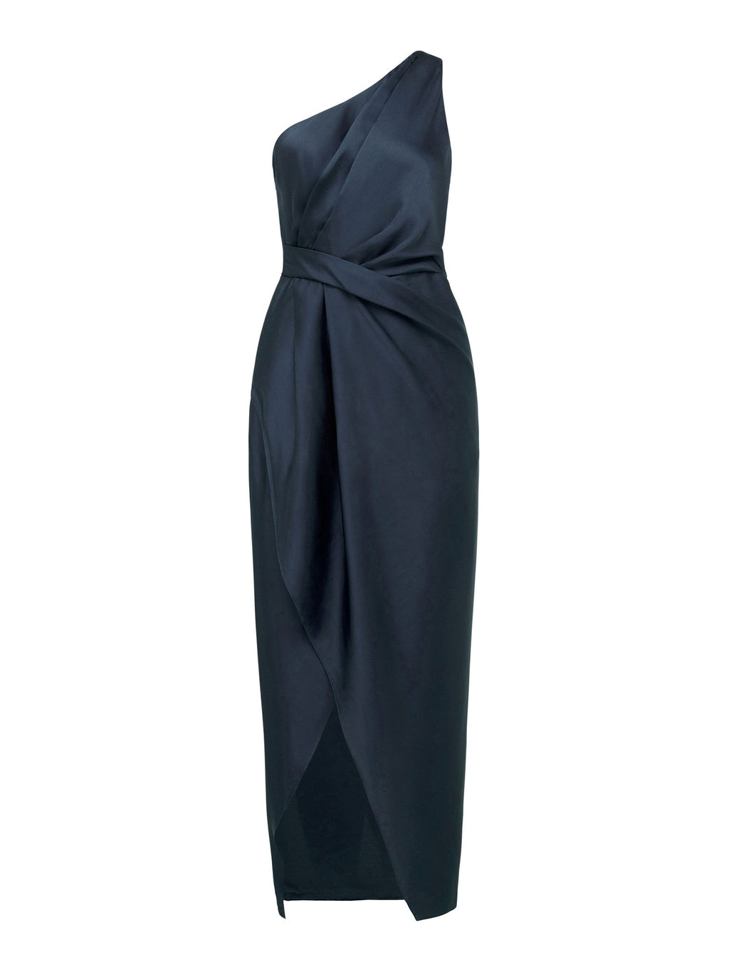 Melissa One Shoulder Satin Dress