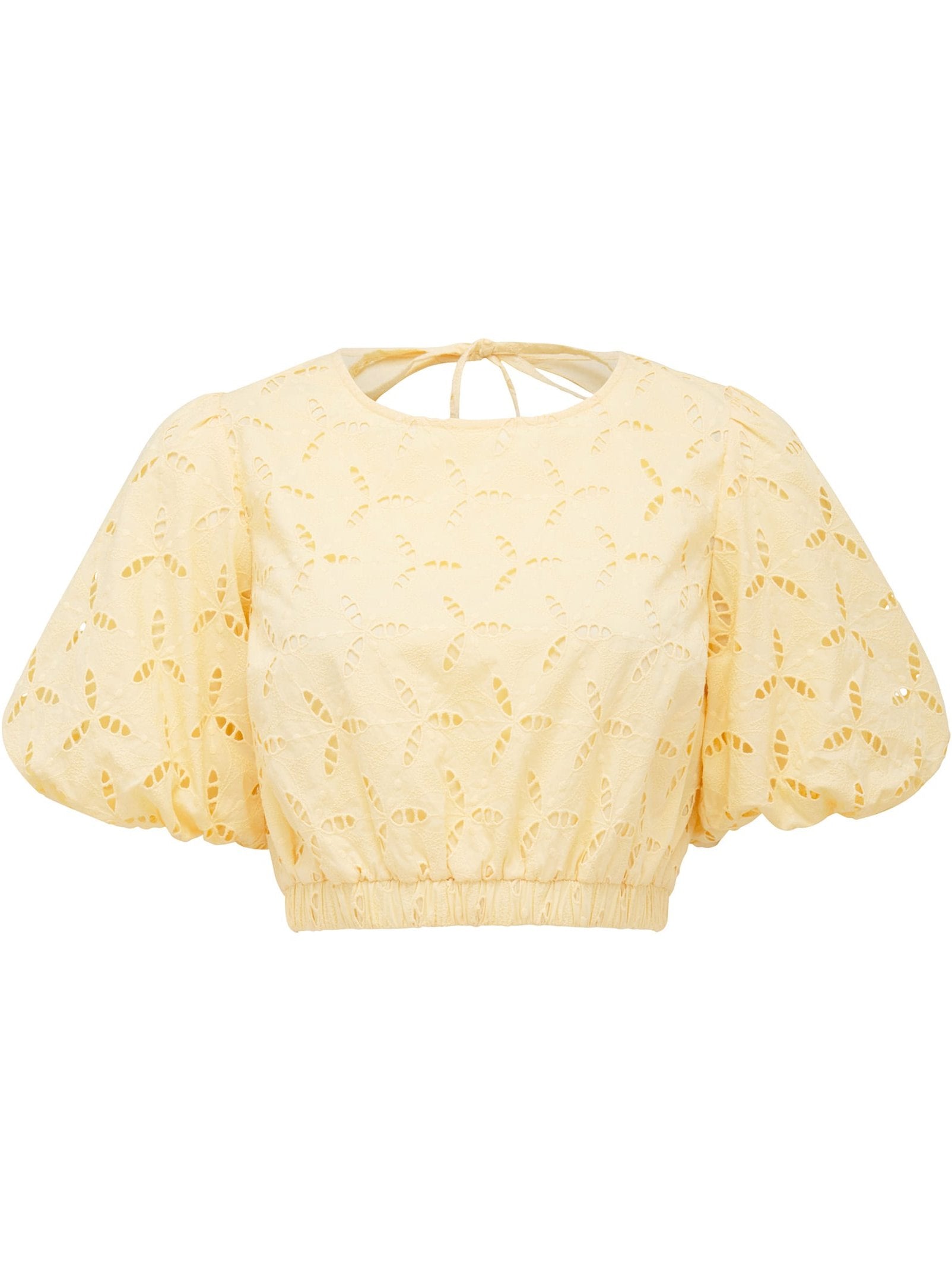 Riley Broderie Puff Sleeve Co Ord Top
