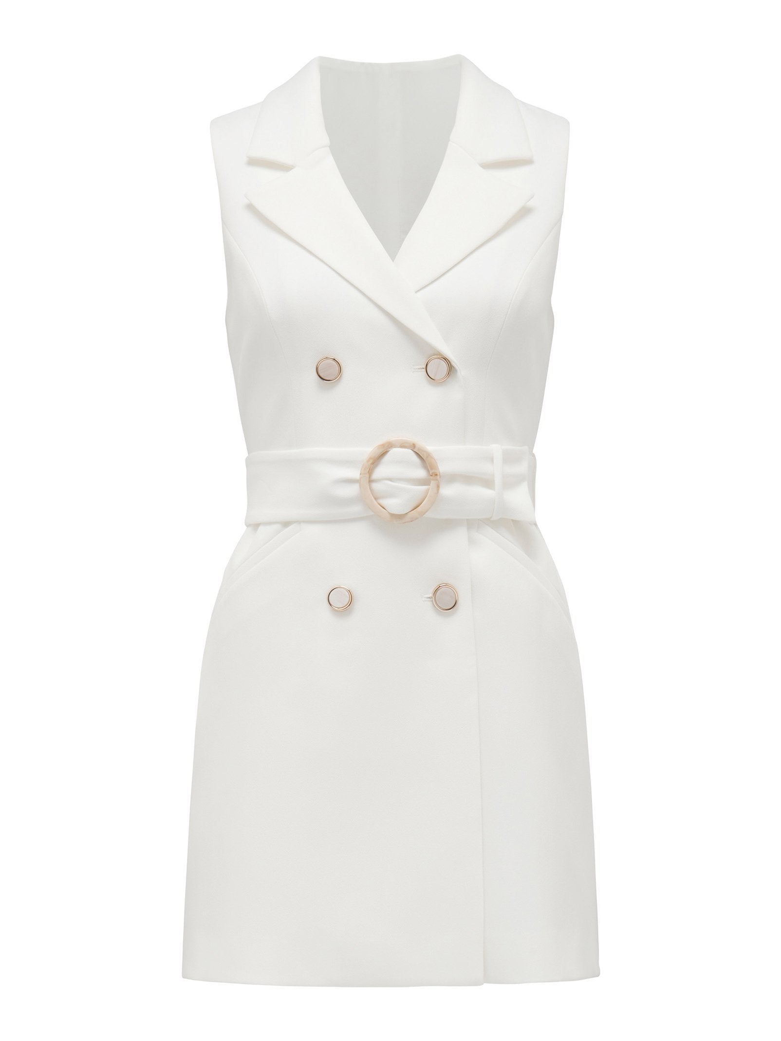 Tessa Petite Sleeveless Blazer Dress