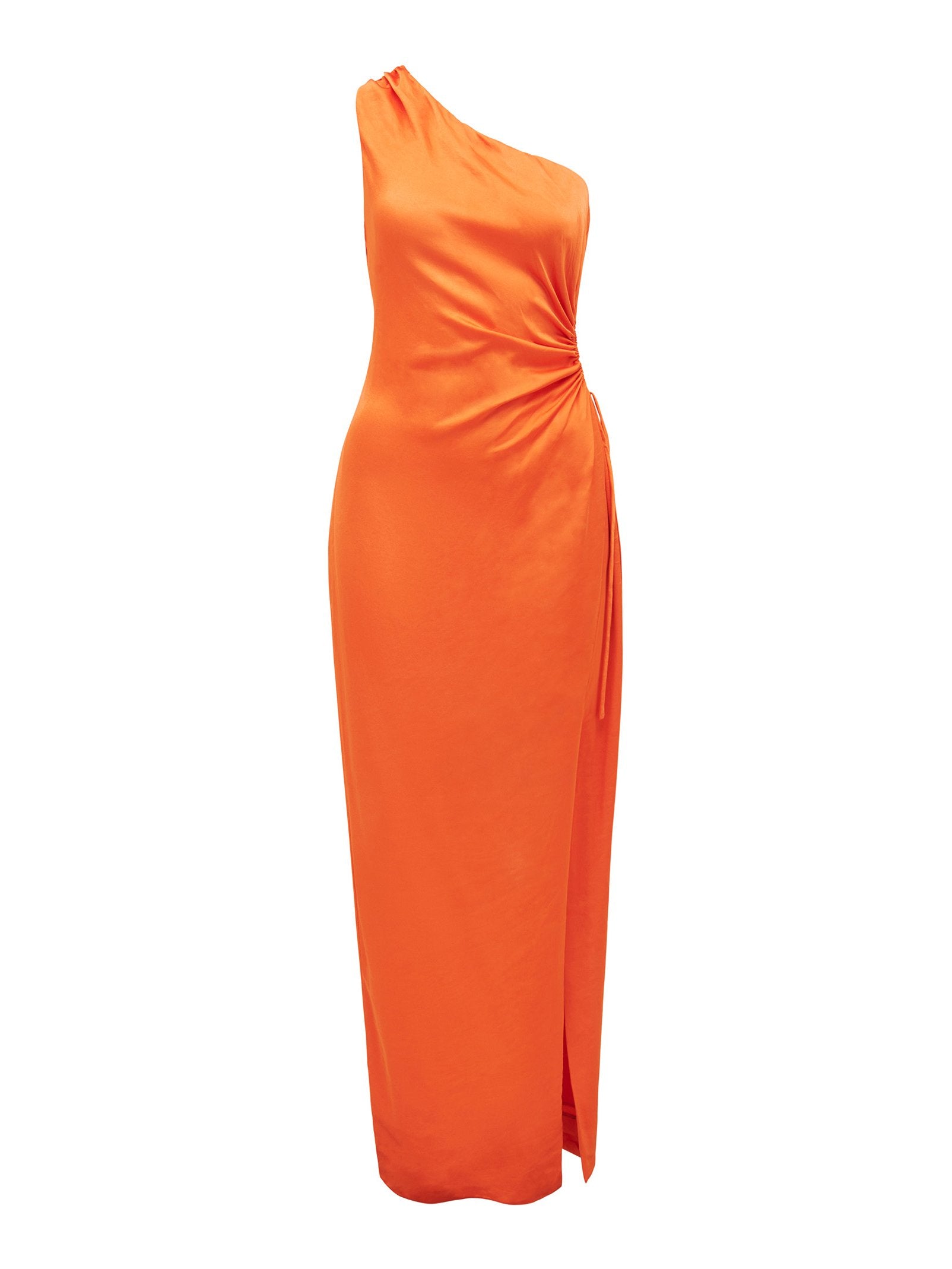 Ryan Satin Cut Out Midi Dress