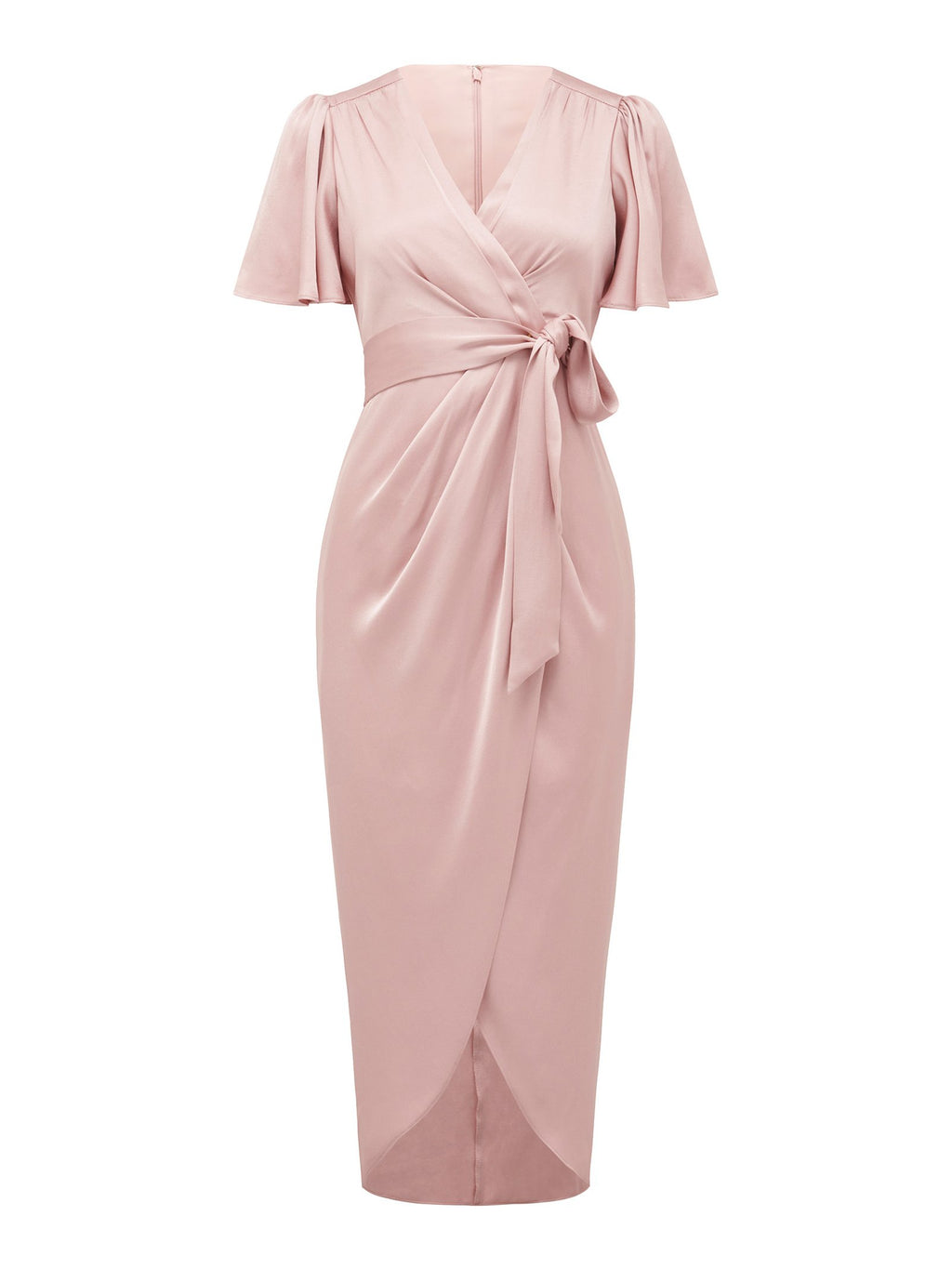 Carolina Petite Satin Midi Dress