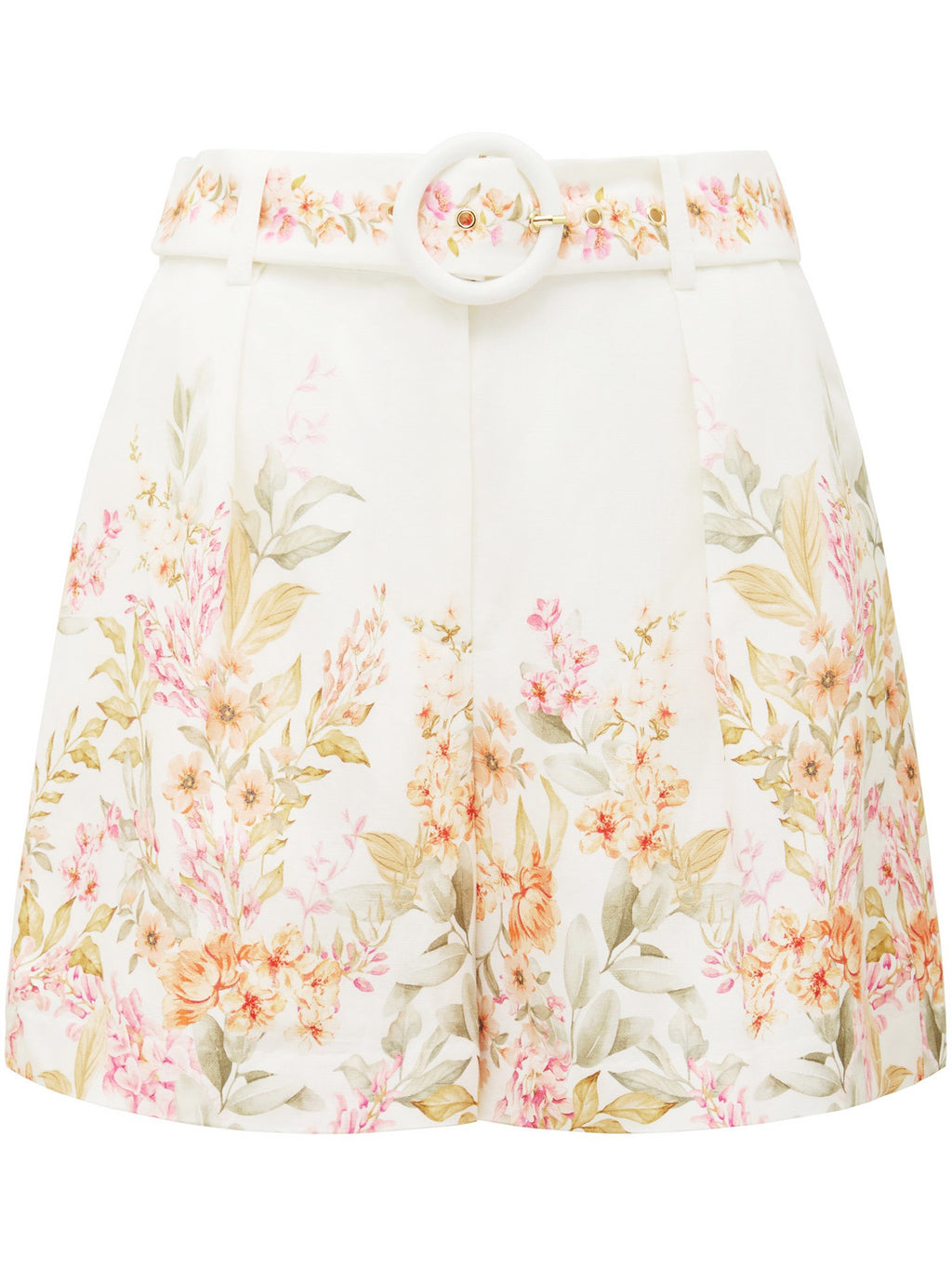  Kiara Belted Linen Short