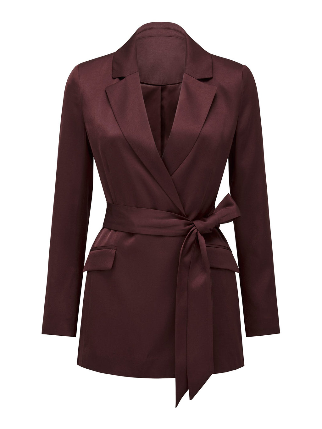Alora Satin Tie Co-Ord Blazer