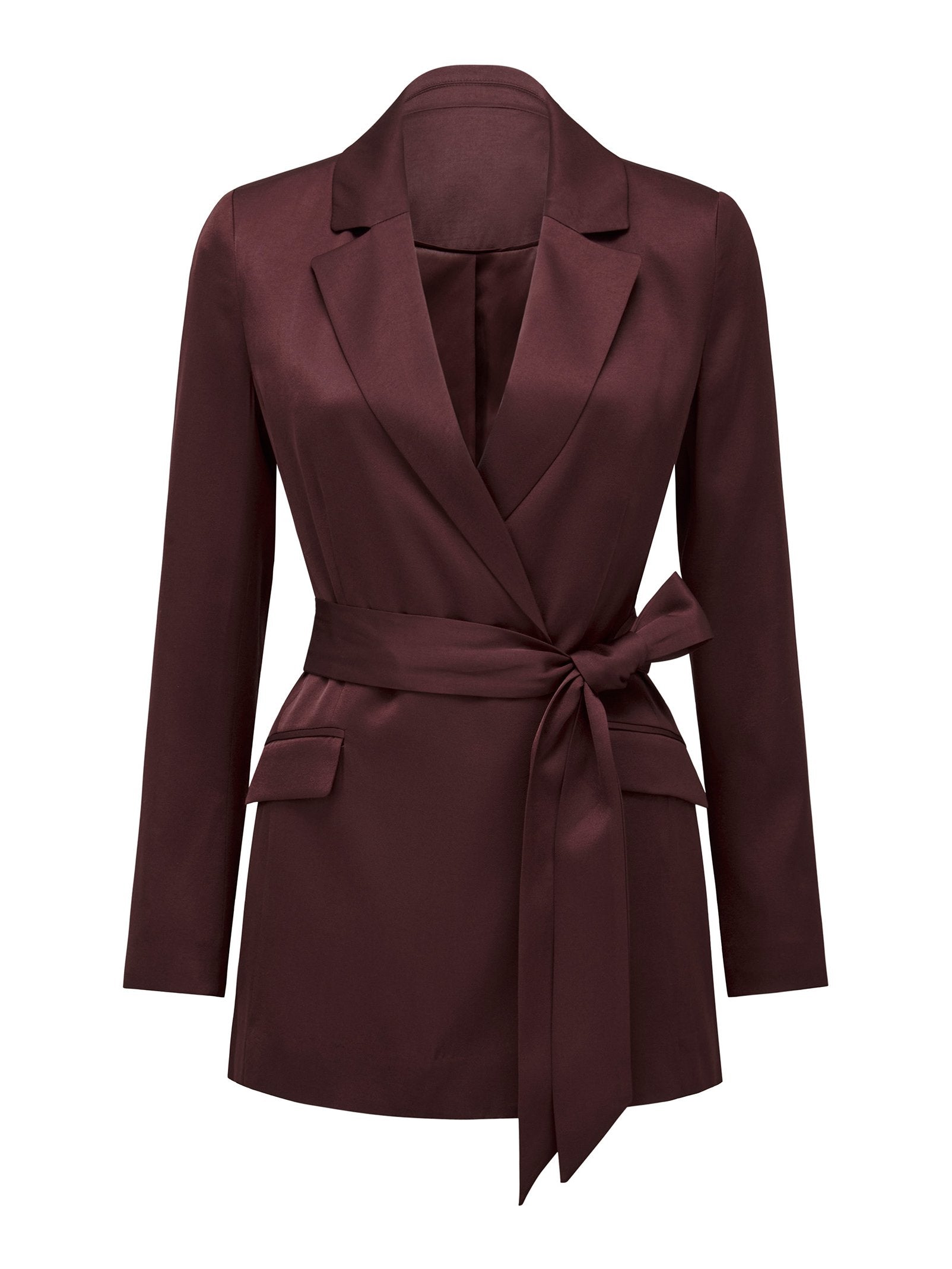 Alora Satin Tie Co-Ord Blazer