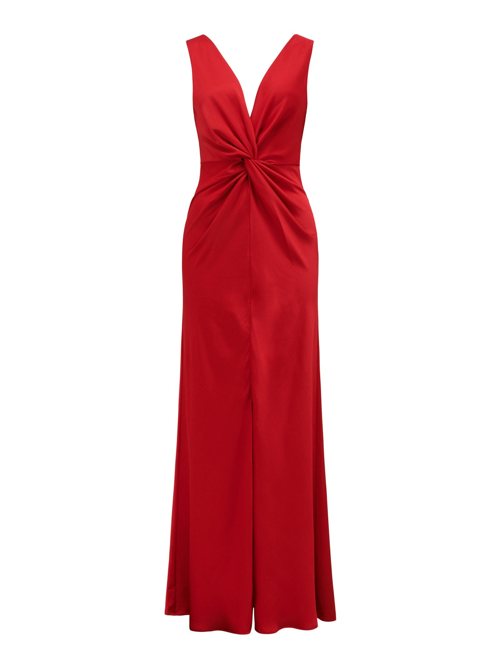 Parker Satin Twist Midi Dress
