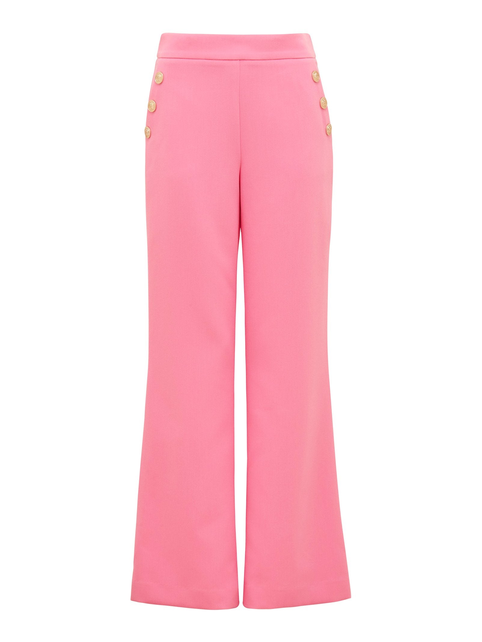 Megan Button Wide Leg Pant