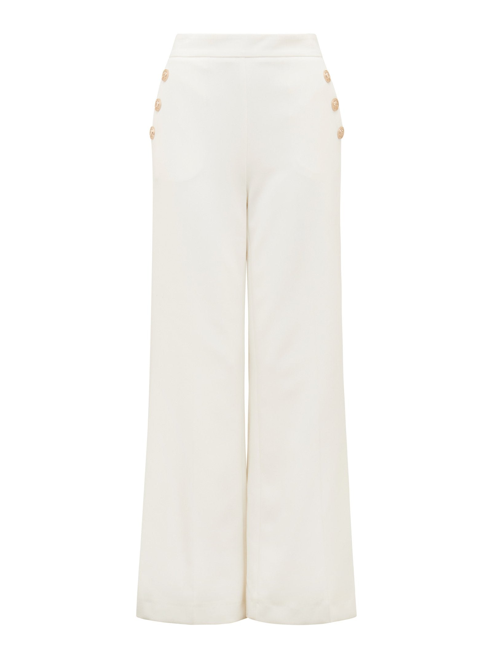 Megan Button Wide Leg Pant