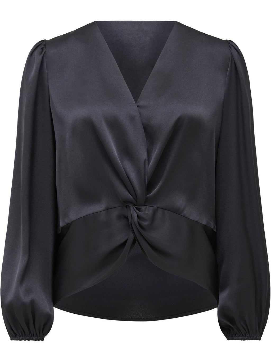 Christale Petite Twist Satin Blouse