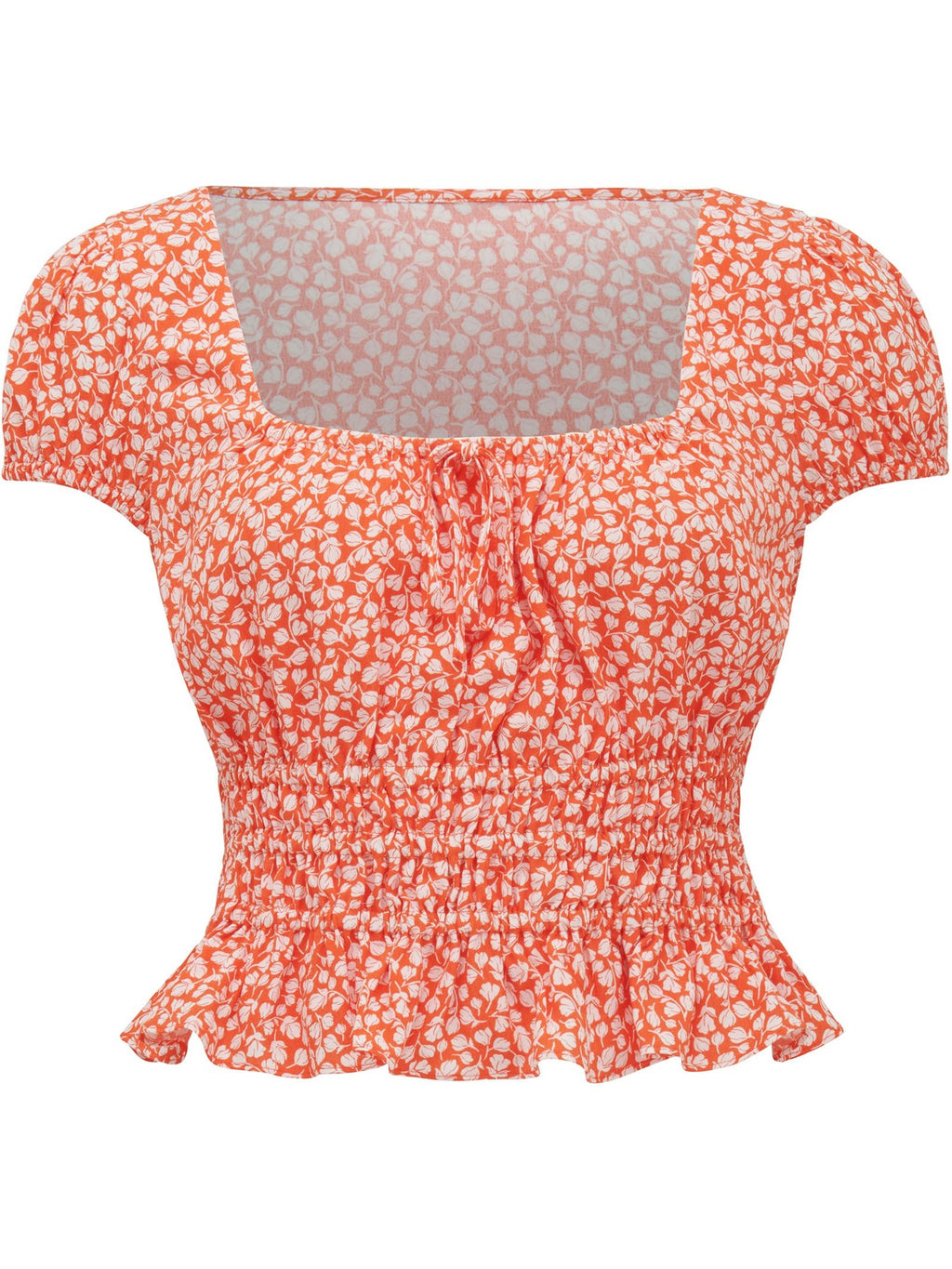 Cecilia Waisted Cap Sleeve Top
