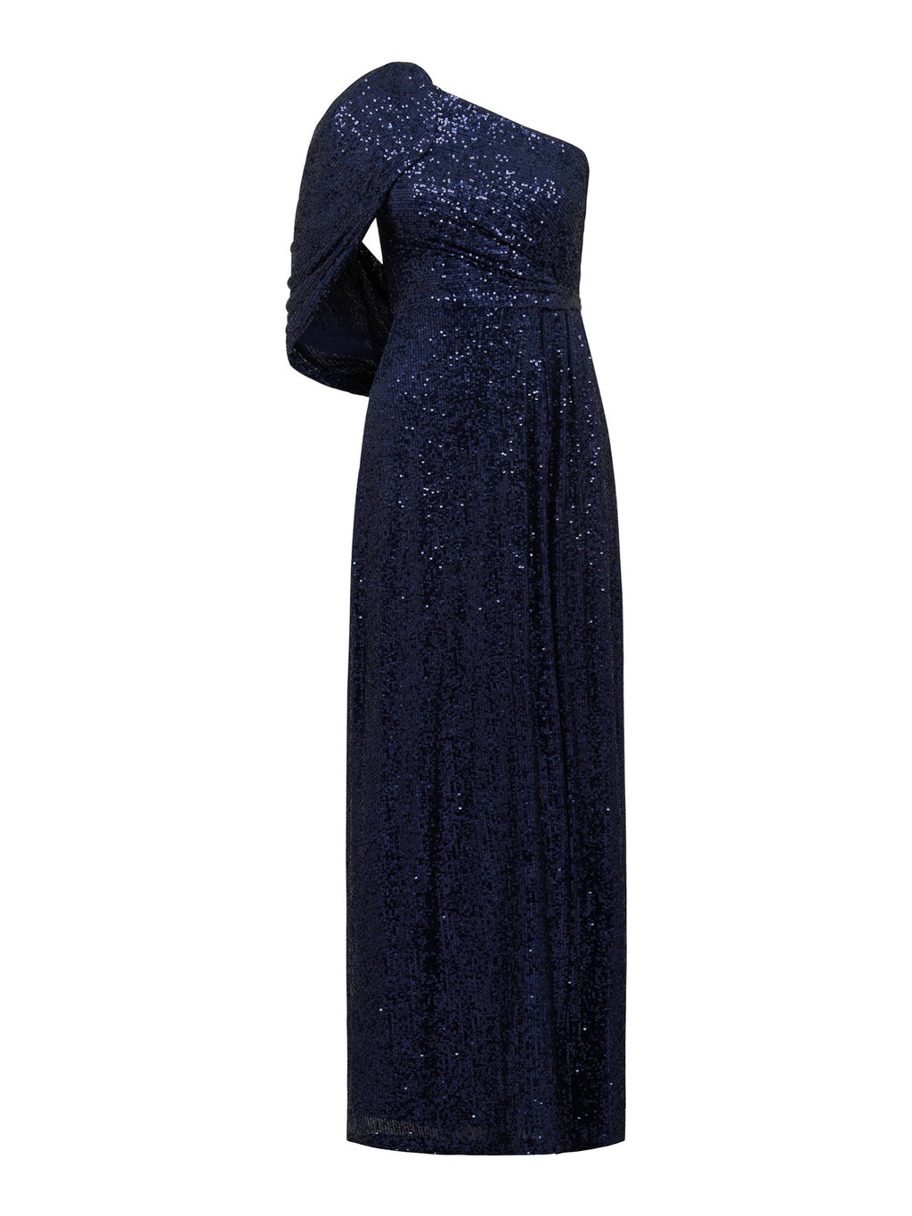 Liberty Wrap Cape Sequin Gown