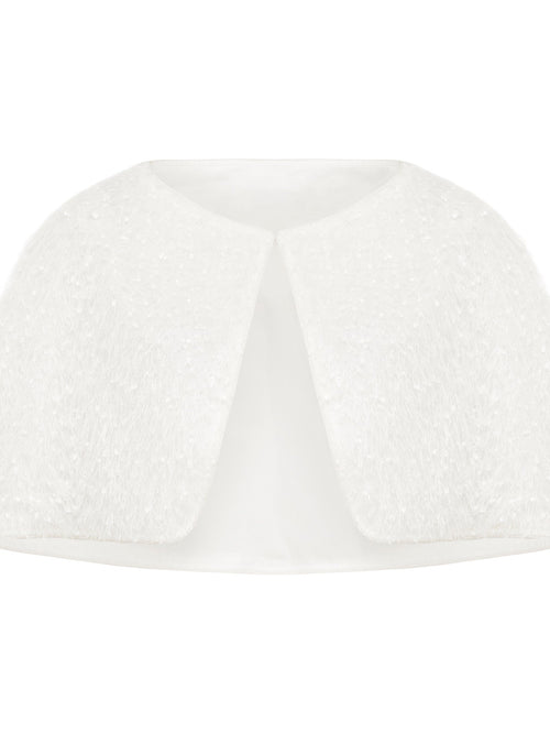 Adeline Faux Fur Cape