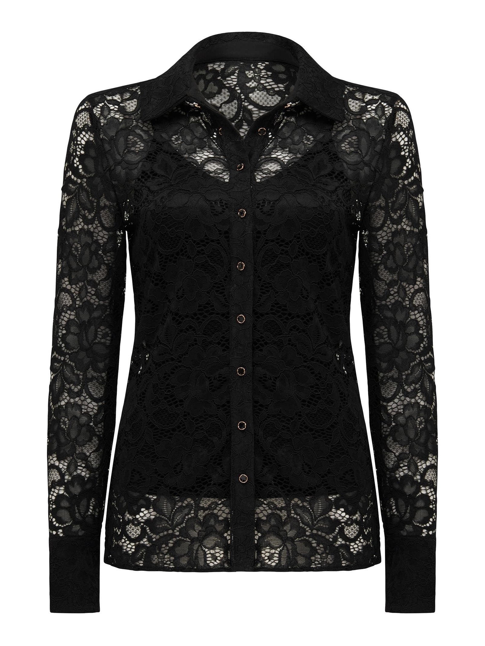 Ita Lace Button Down Shirt