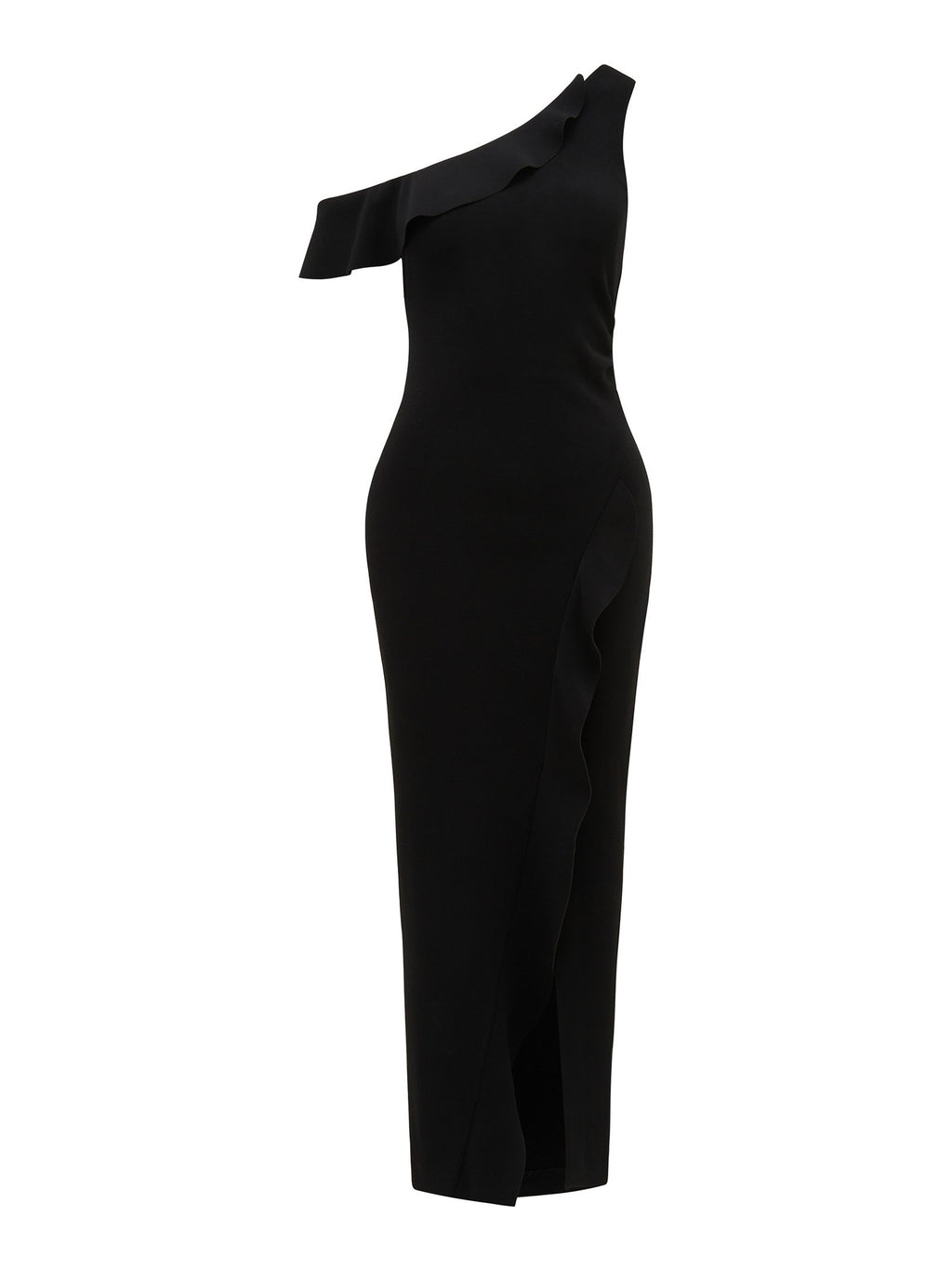 Tyra One Shoulder Ruffle Bodycon Dress