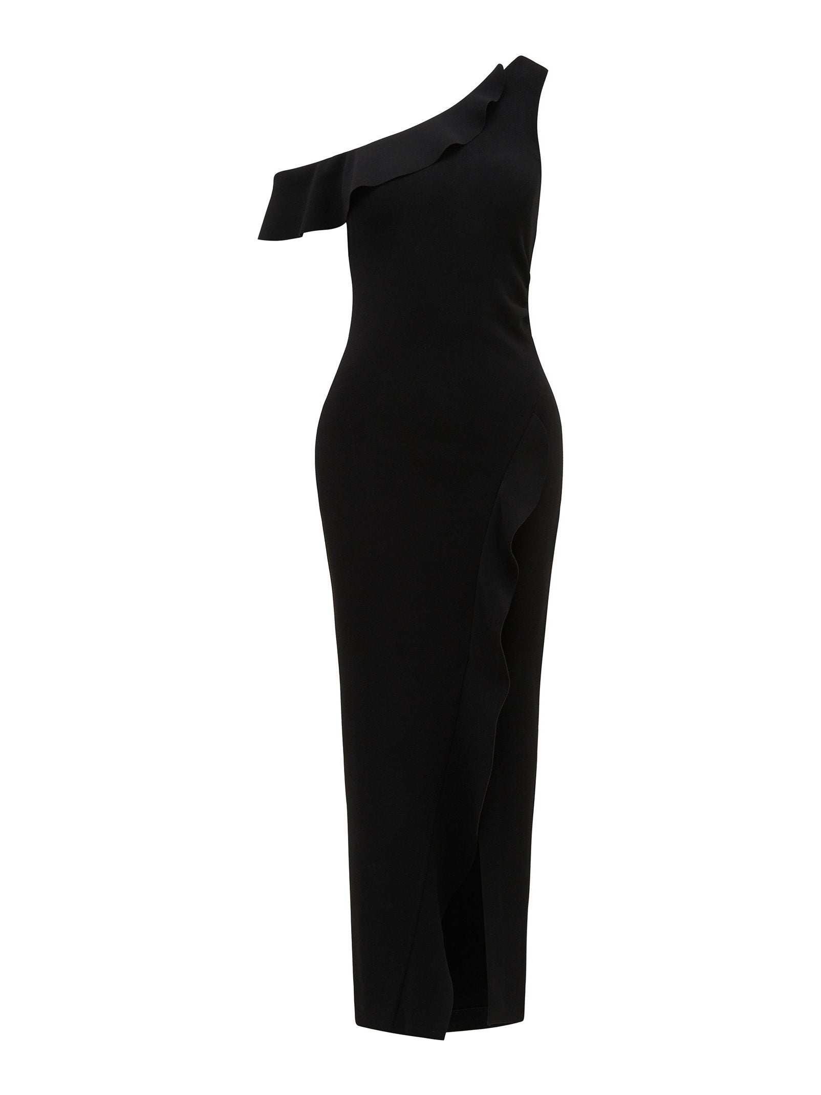 Tyra One Shoulder Ruffle Bodycon Dress