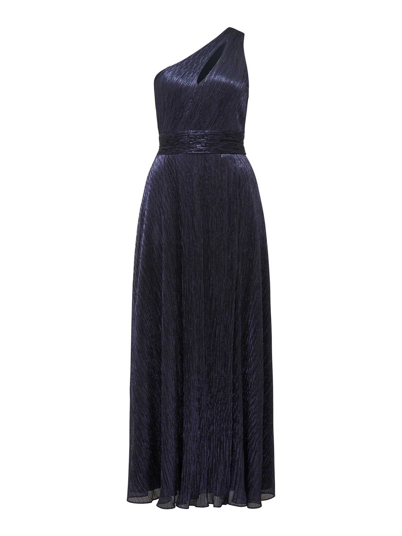 Billie Asymm Plisse Midi Dress
