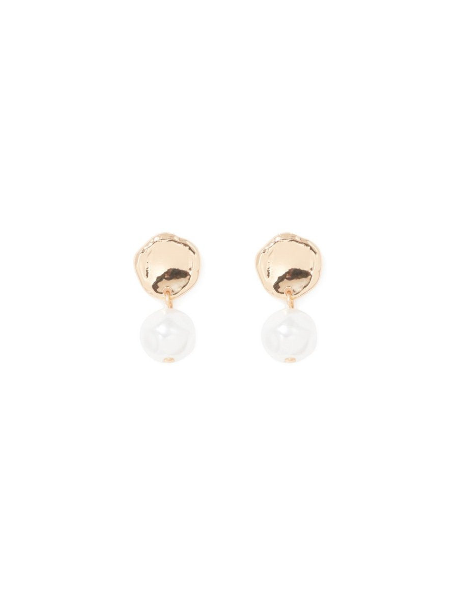 Yolanda Organic Pearl Drop Earring