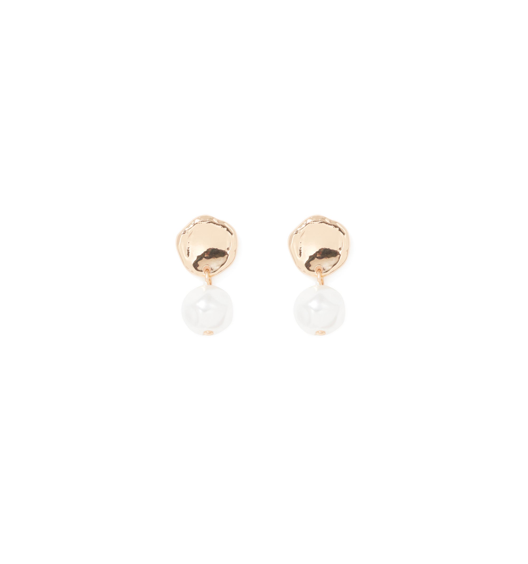 Yolanda Organic Pearl Drop Earring