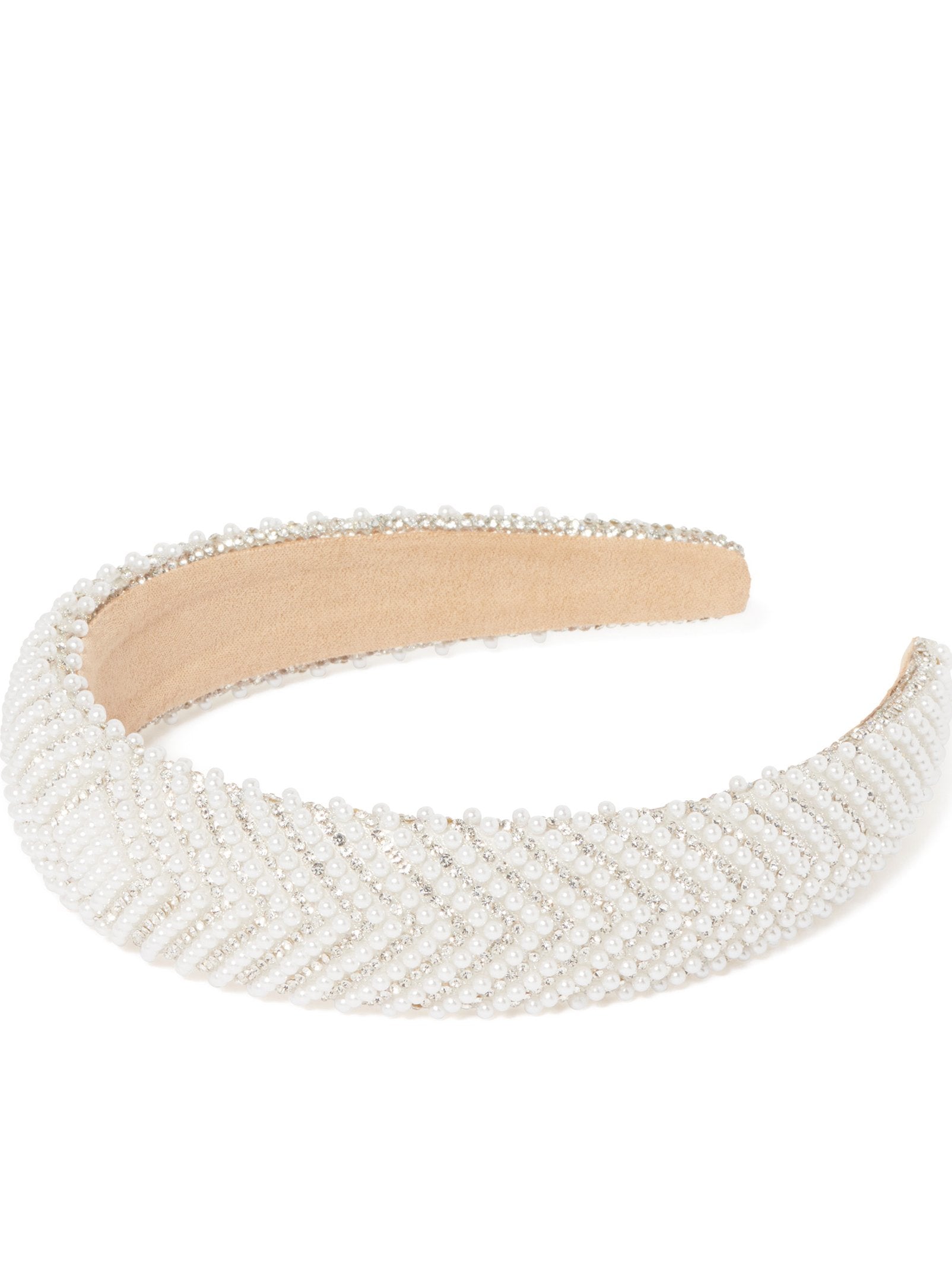 Anthea Padded Pearl Headband