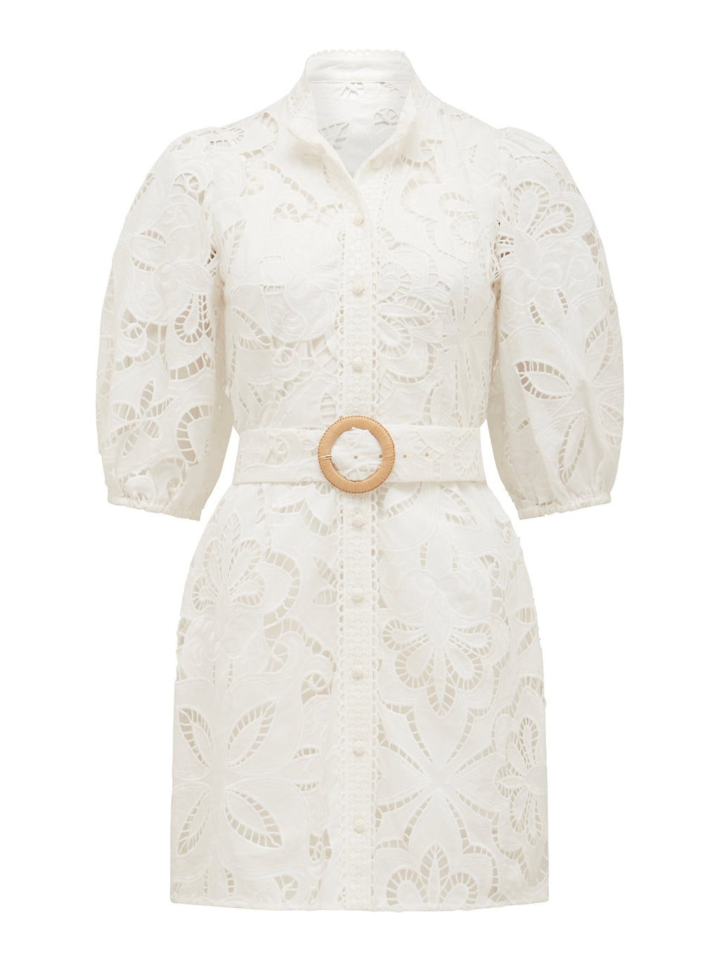 Claudia Broderie Mini Dress