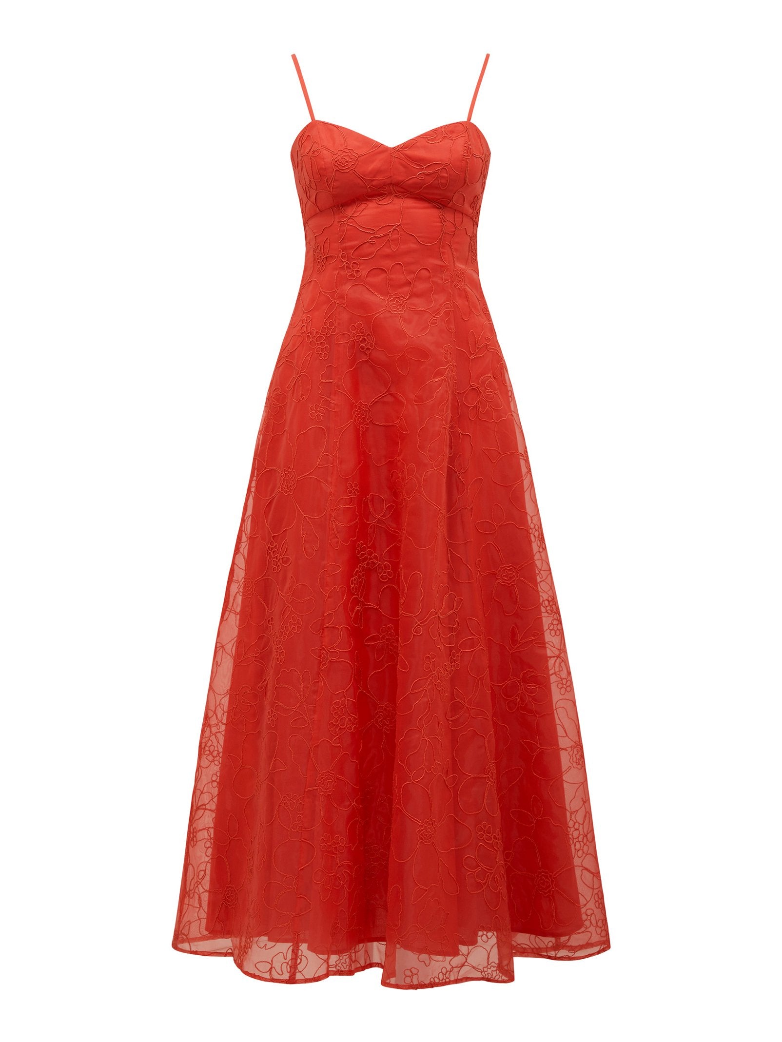  Vayda Petite Embroidered Midi Dress