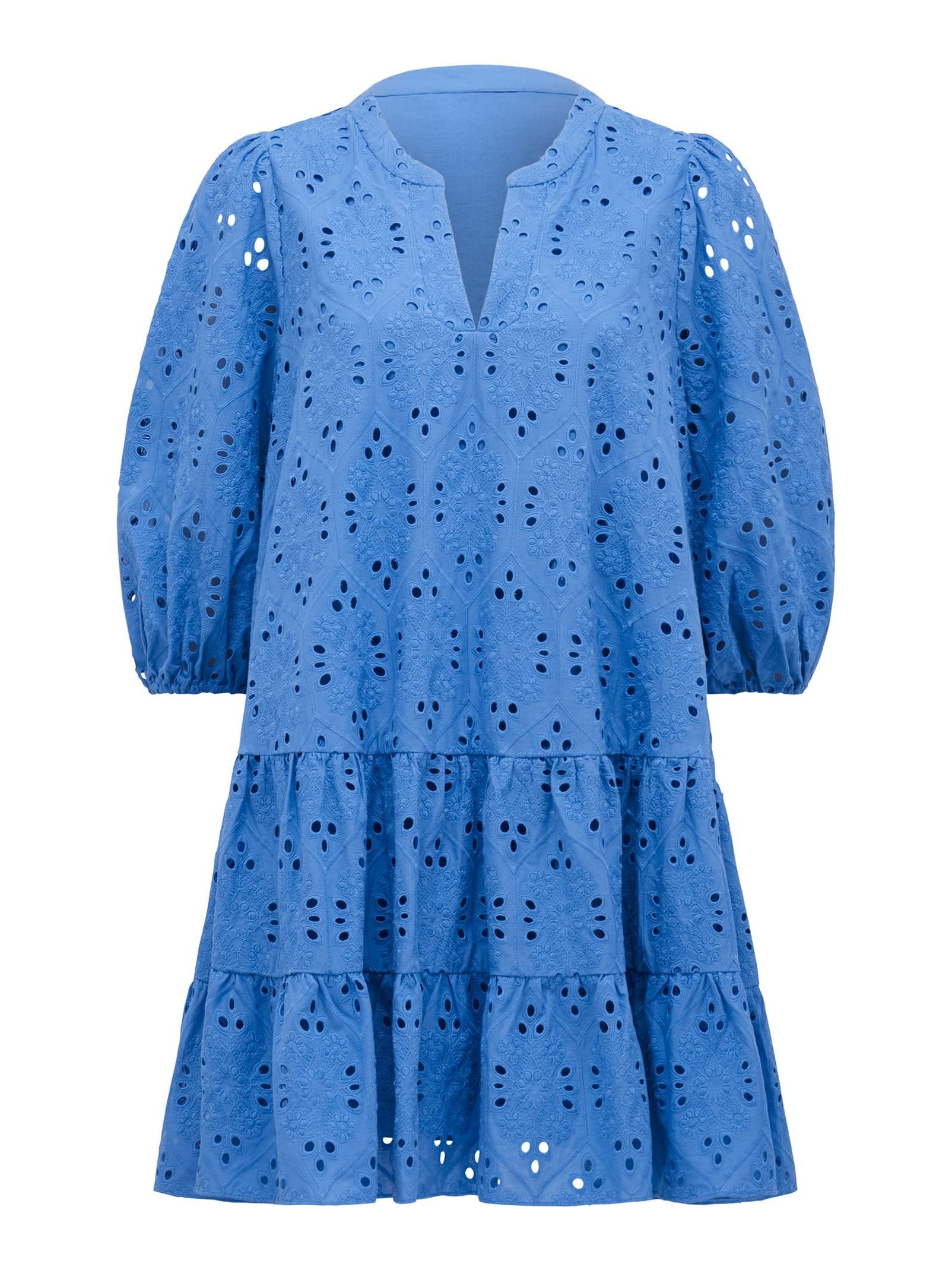  Palermo Broderie Smock Mini Dress