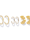 Eloise Weave Multi Hoop Pack Earring