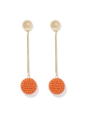 Maria Seed Bead Drop Earring