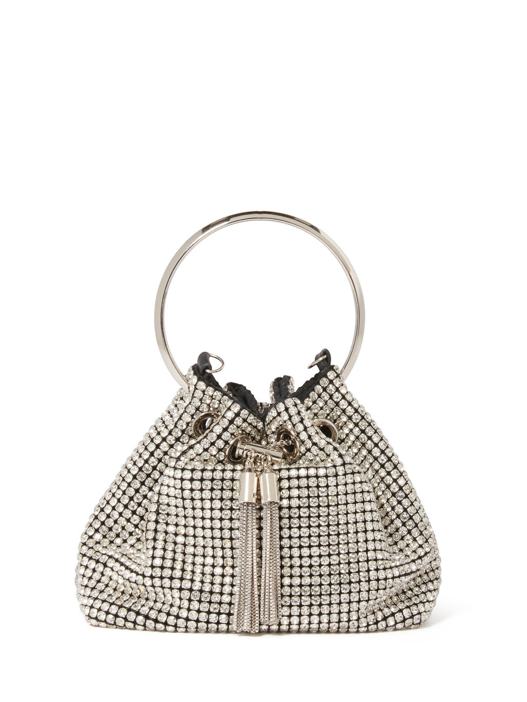 Skylah Sparkle Metal Handle Bag