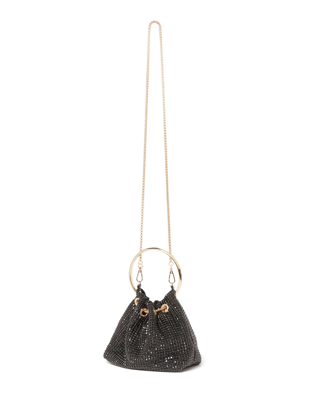  Skylah Sparkle Metal Handle Clutch