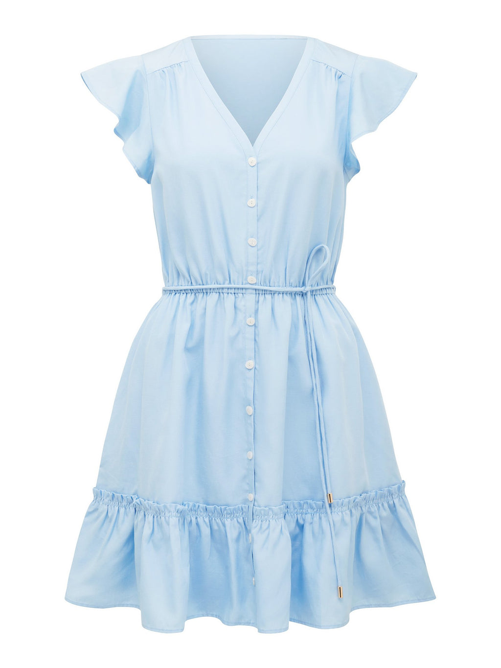  Rahnee Frill Hem Mini Dress