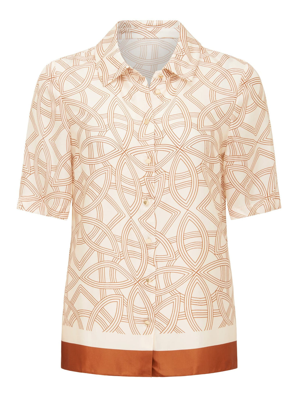  Becca Border Print Shirt
