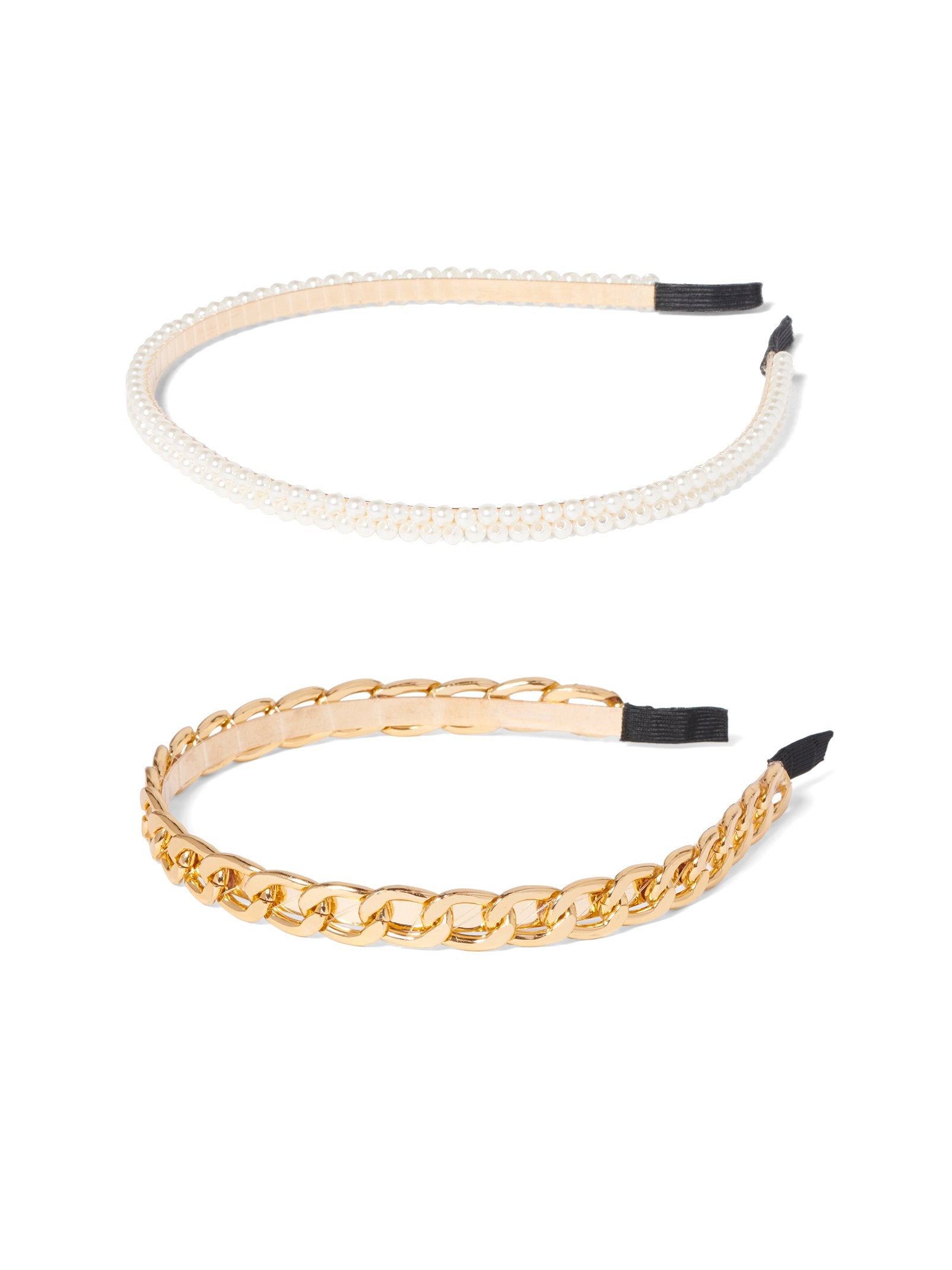 Isla Chain/Pearl 2 Pack Headband