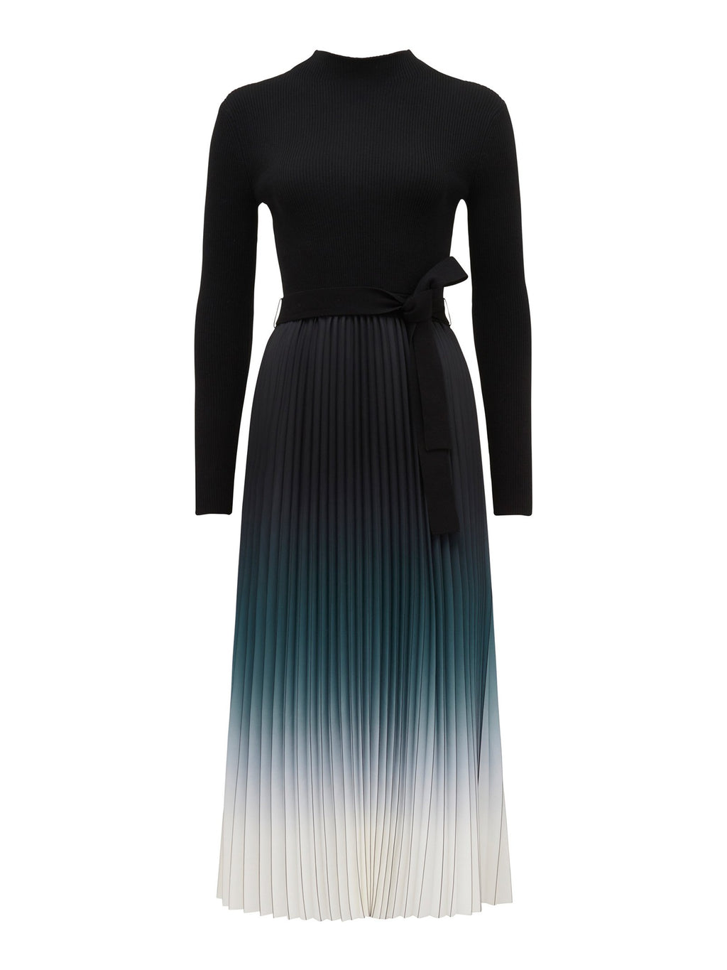  Harmony Ombre Pleat Midi Dress