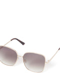 Lillian Square Metal Frame Sunglasses
