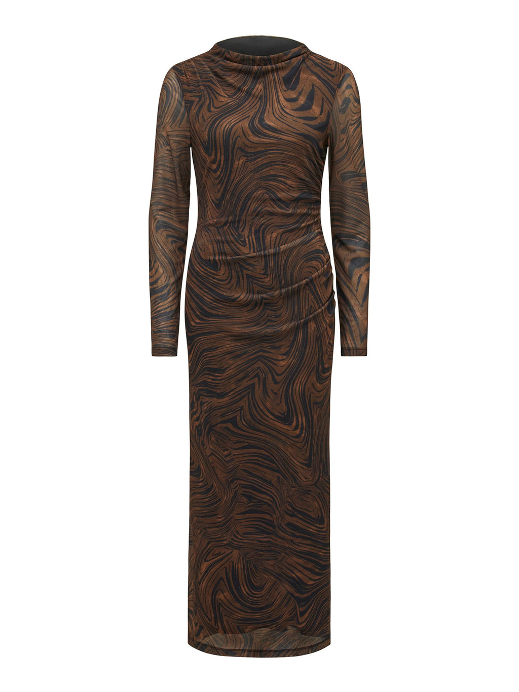  Loretta Ruched Side Midi Dress
