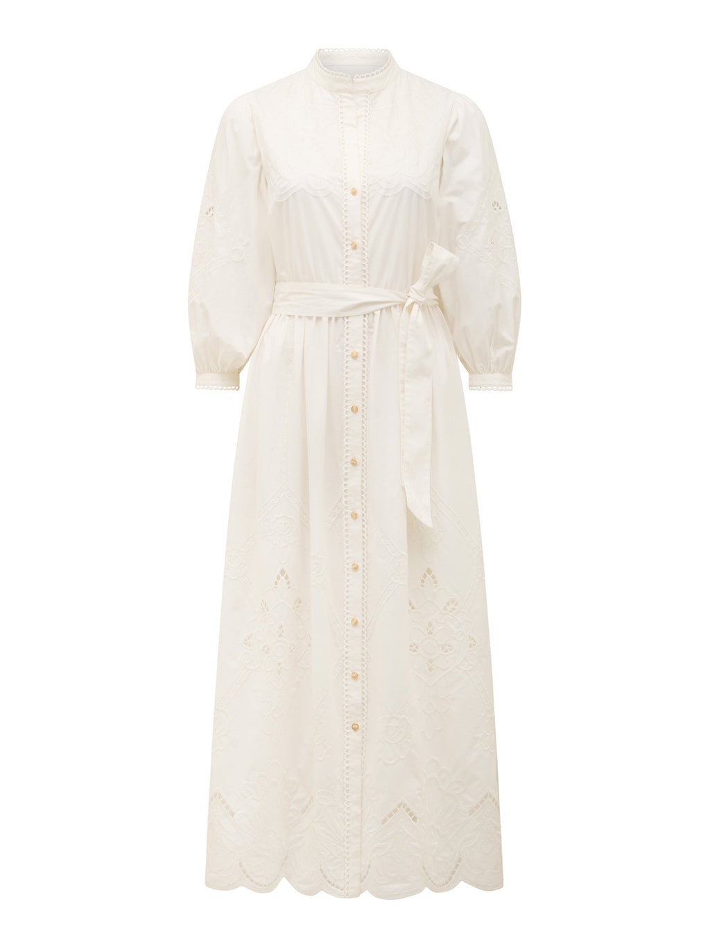  Aisha Broderie Midi Dress
