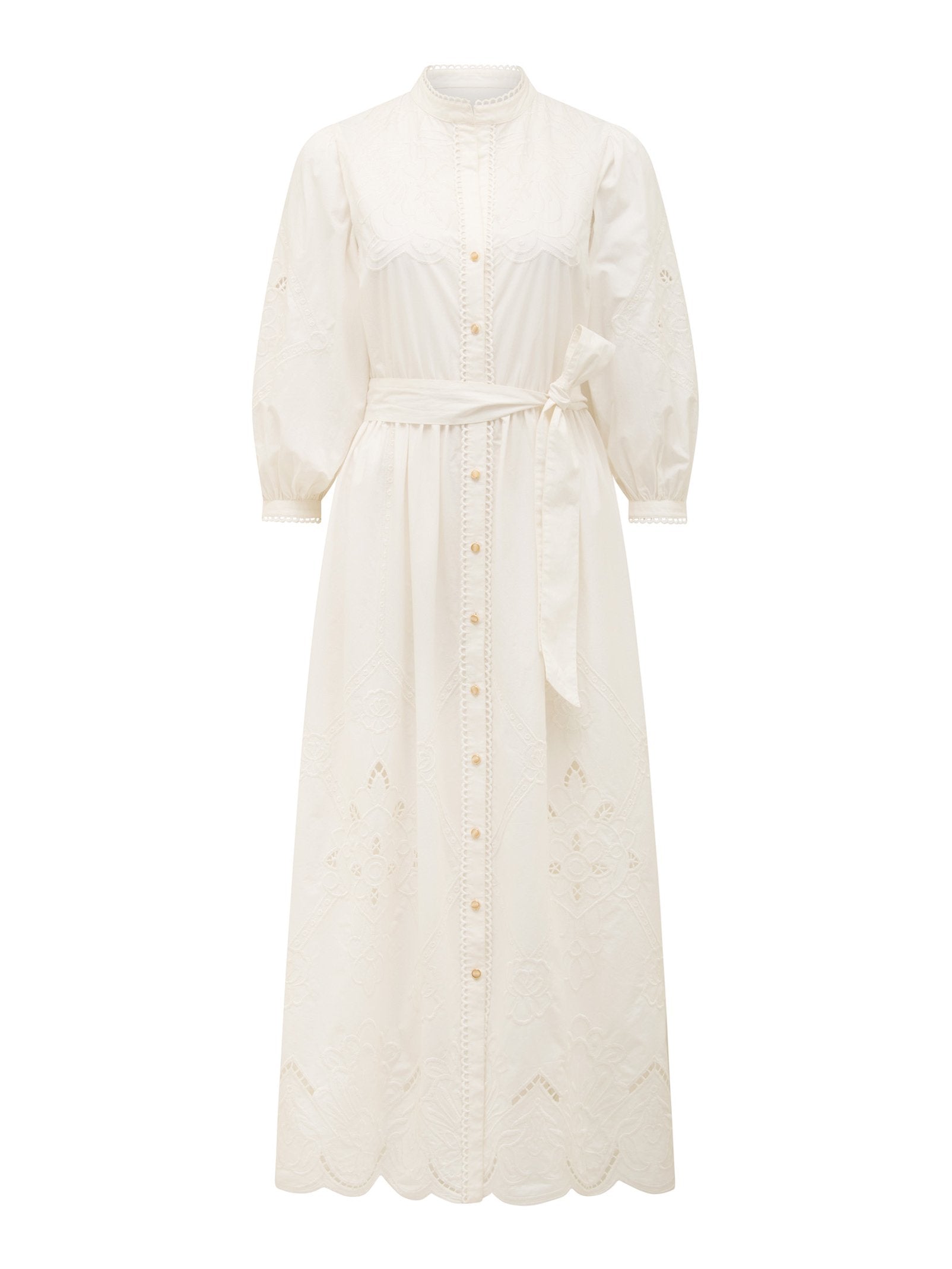  Aisha Broderie Midi Dress