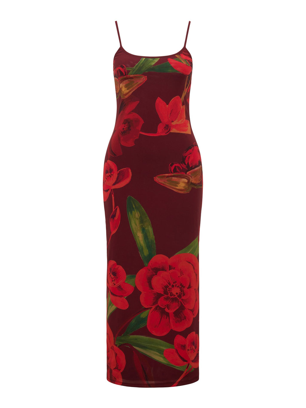  Halle Mesh Slip Dress