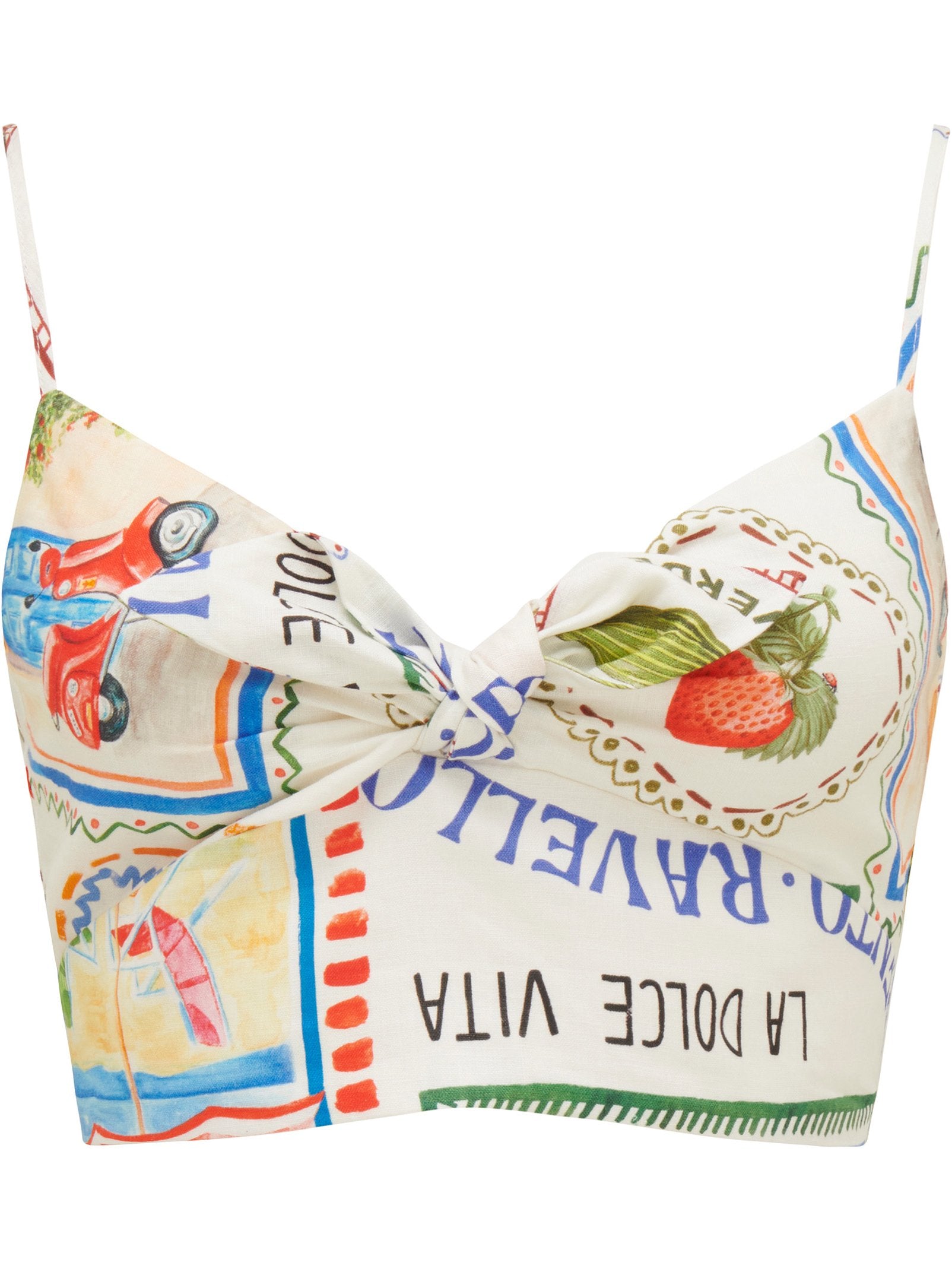  Annie Tie Front Top