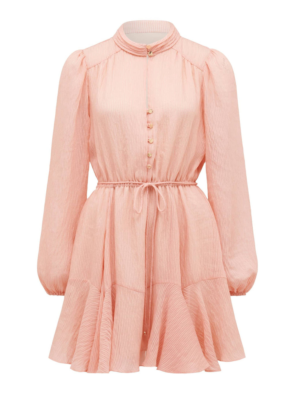  Cathee Long Sleeve Asymmetrical Mini Dress