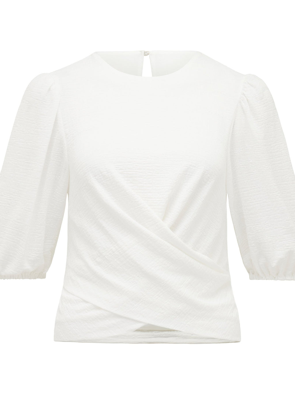  Willa Wrap Textured Top