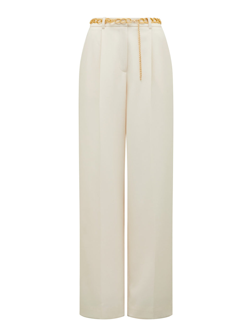  Taya Chain Belt Wide Leg Pant