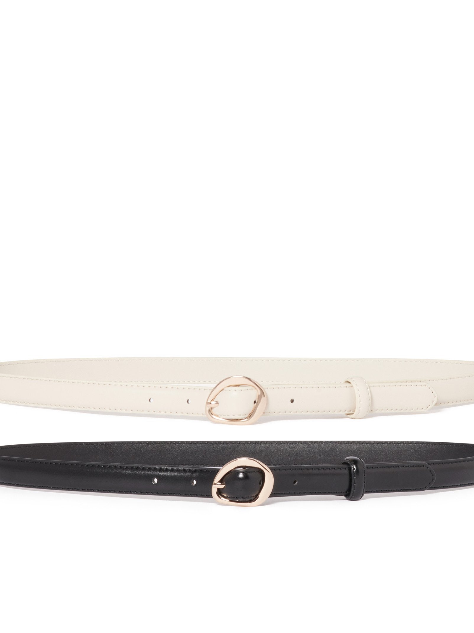 Ali 2 Pack Abstract Buckle Belt