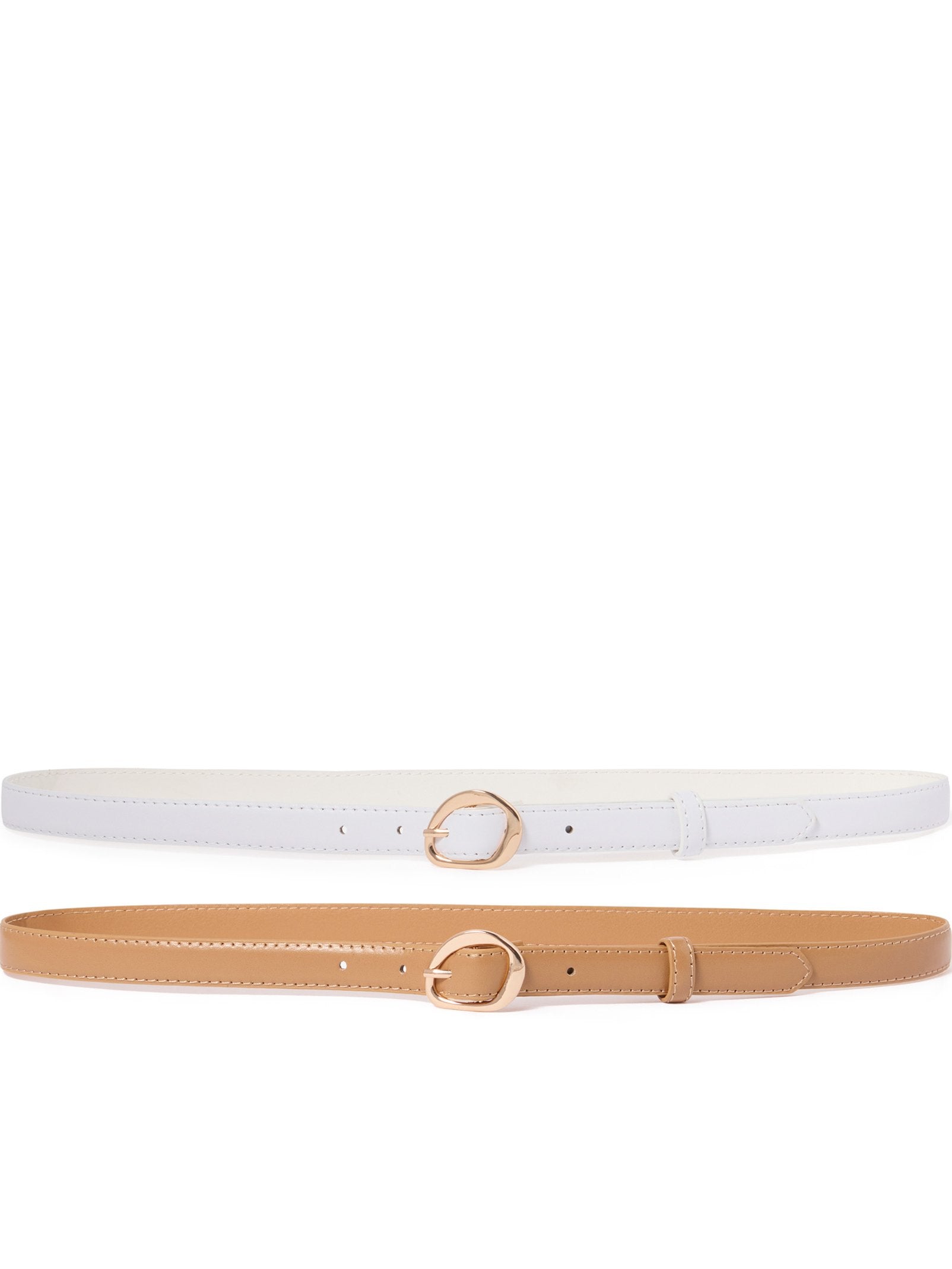 Ali 2 Pack Abstract Buckle Belt