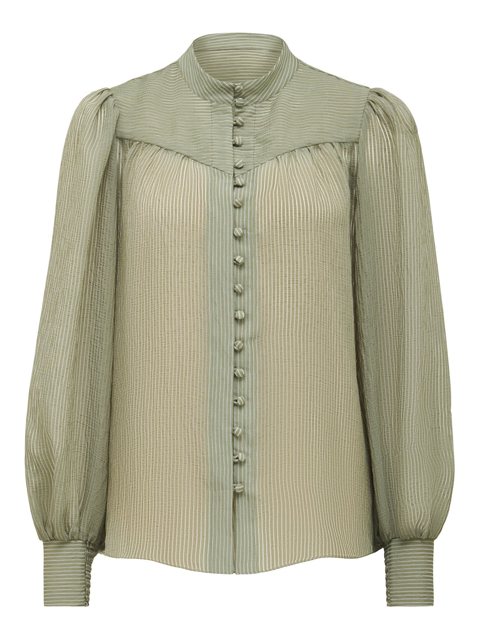  Leo Soft Stripe Blouse