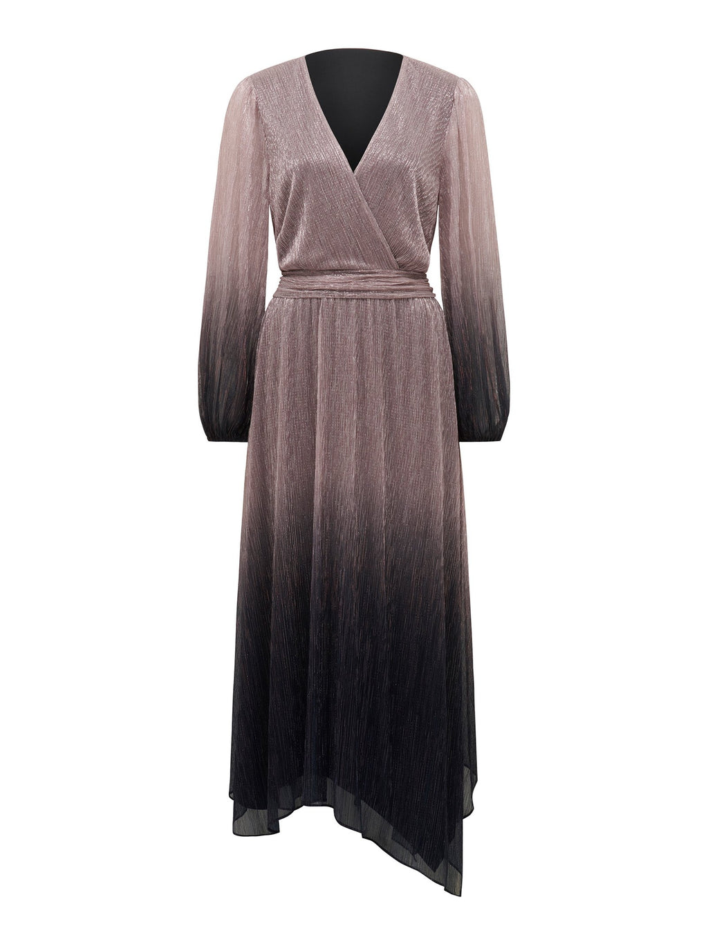  Gisele Ombre Plisse Maxi Dress
