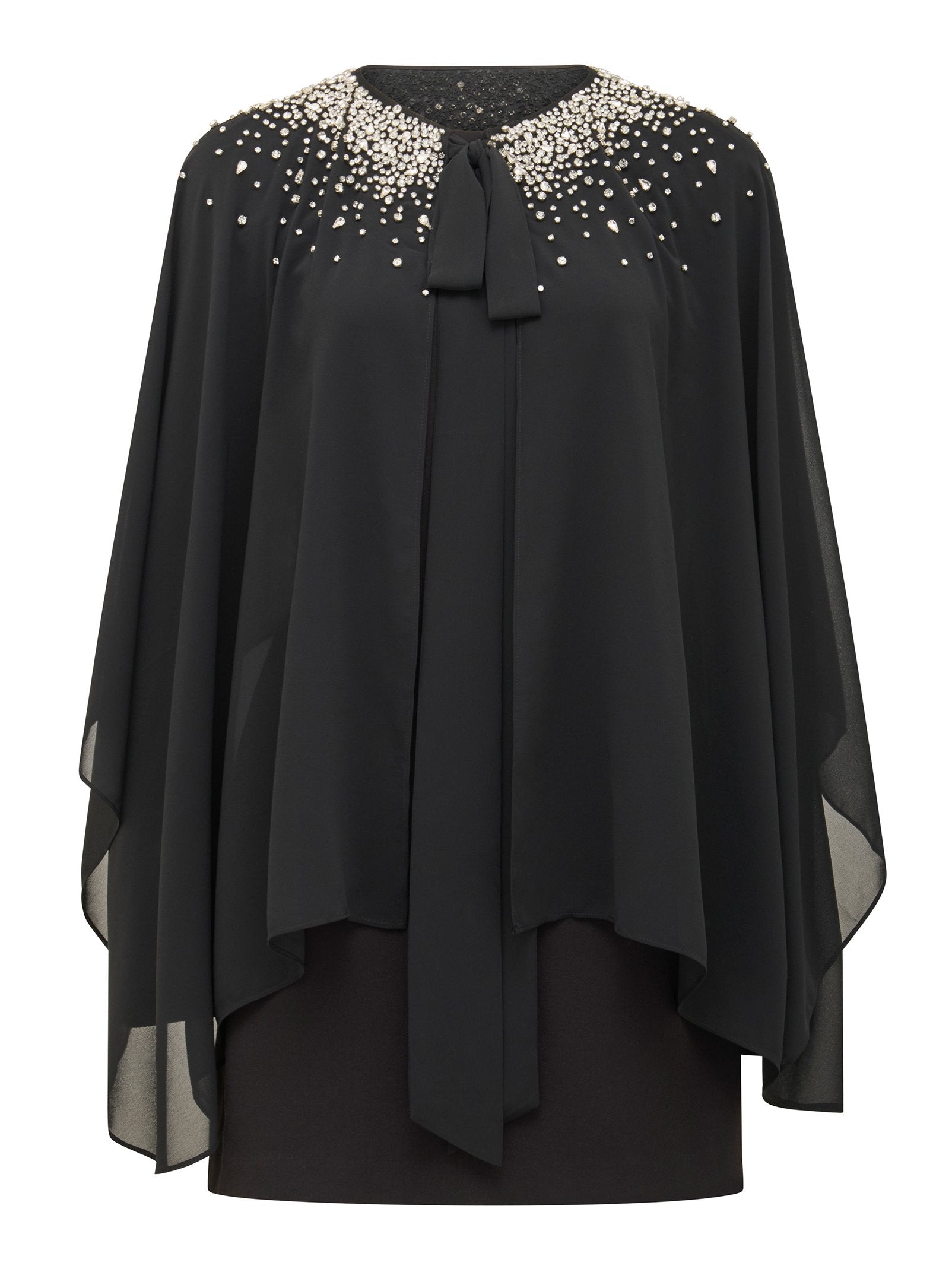  Rina Rhinestone Mini Dress
